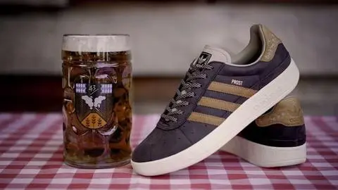 Nueva zapatilla Adidas: Repele Vómito y Cerveza