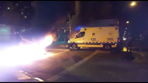 Nueva jornada de manifestaciones pro mapuche en Concepción terminó con 17 detenidos