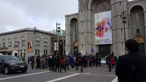 Terminó toma de la Catedral de Concepción