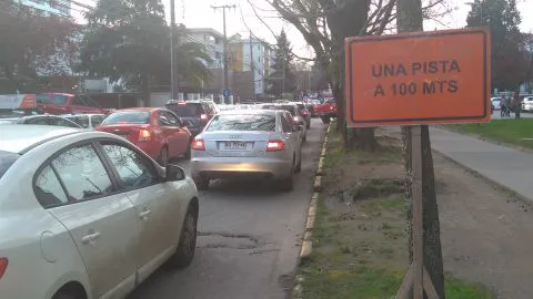 Caótica tarde se vivió alrededor de la Universidad de Concepción