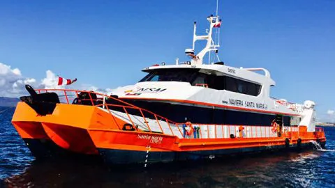 Isla Santa María podría quedar sin transporte licitado de barcaza