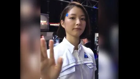 El robot que se llevó todas las miradas en el Tokyo game show 2017