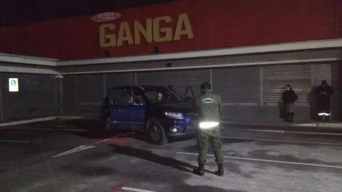 Violento robo frustrado se registró en supermercado de Concepción