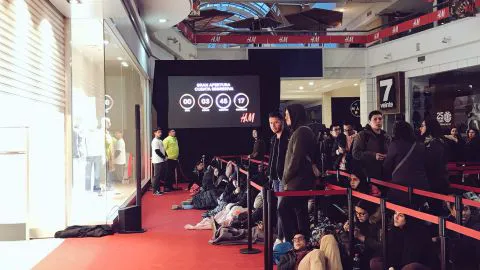 Locura total por apertura de tienda H&M en Concepción
