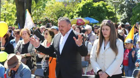 Cientos de personas celebraron el día de las iglesias evangélicas en Concepción