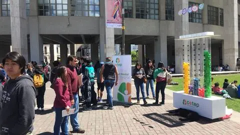 Instalaron un “Termómetro de la Felicidad” en el centro de Concepción