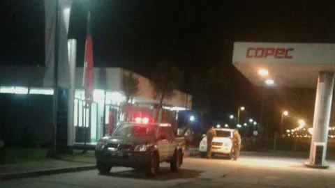 Violento asalto a Copec de Horcones terminó en Coronel