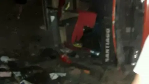 Bus con hinchas de Santiago Wanderers volcó en el Maule