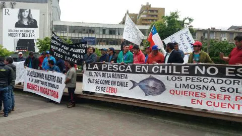 Pescadores de Lebu interpusieron recurso de amparo y protección por incumplimiento de acuerdos
