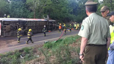 Chofer de bus volcado ya tenía una condena por atropello en Concepción