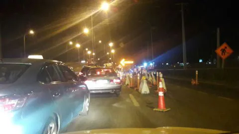 Colapso vial en la Rotonda Bonilla genera la molestia de los automovilistas