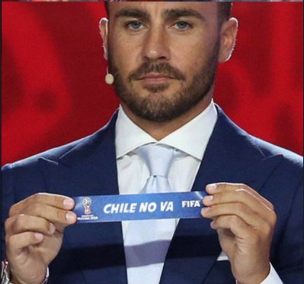 Chile fue el blanco de las bromas y memes luego del sorteo del Mundial