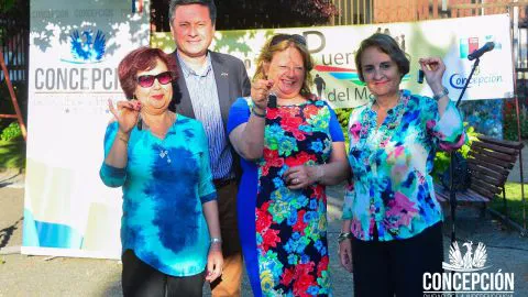 Vecinos del sector Collao en Concepción inauguraron sistema de alarmas comunitarias