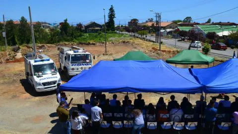 Entregan terreno en comodato a Bomberos para construir cuartel en Lota