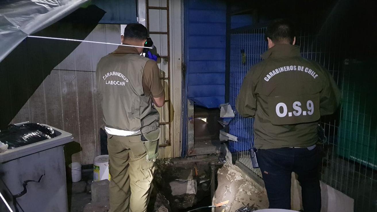 Delincuentes querían cerrar el año robando un banco en Coronel pero les salió el tiro por la culata
