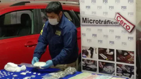 Vendían droga en un restaurante: PDI detuvo a 4 personas en Nacimiento