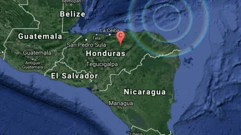 Sismo de magnitud 7,8 sacudió la costa de Honduras