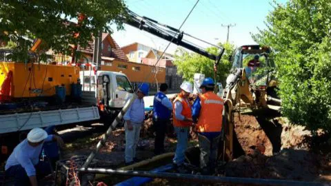 Rotura de matriz deja sin agua a seis sectores de Concepción