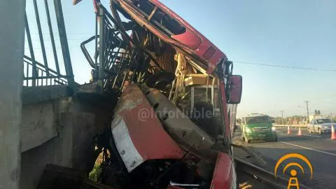 Hombre de 54 años murió en accidente en la Ruta 5 Sur