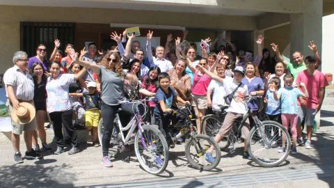 Bicicletas gratis para visitantes y comunidad de Ñipas