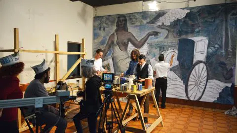 Este jueves podrás conocer la historia de popular mural del Biobío