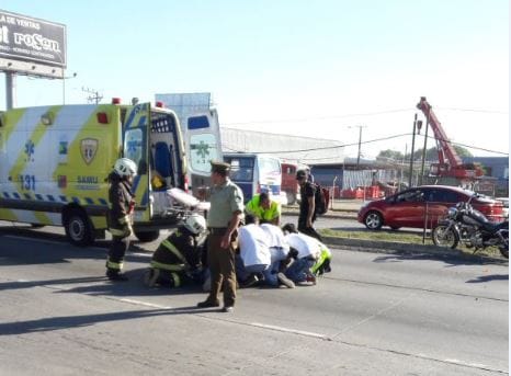 Murió hombre que fue atropellado en autopista Concepción Talcahuano