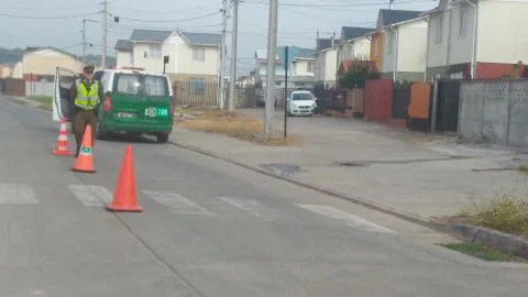 Carabineros identificó a persona que baleó a menor de 13 años en Coronel