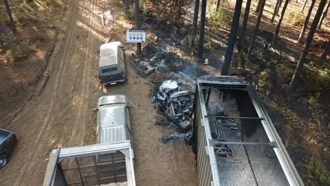 22 camiones resultaron quemados sólo en la Región del Biobío