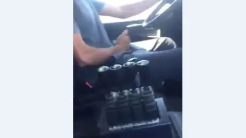 Graban a camionero que se masturbó frente a joven que le hizo dedo en Concepción