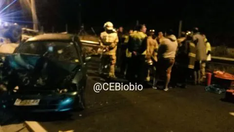 Aumenta a tres la cifra de fallecidos en horrible colisión en camino a Hualqui