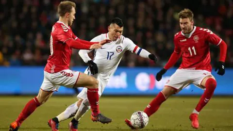 Chile empató sin goles ante Dinamarca en duelo amistoso