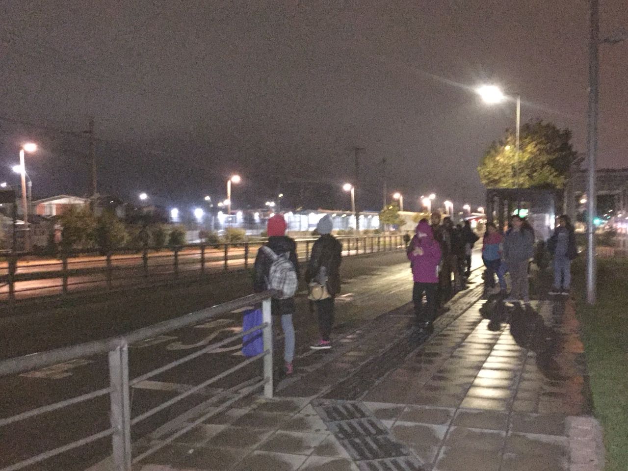Conductores Coronel Lota iniciaron paro indefinido