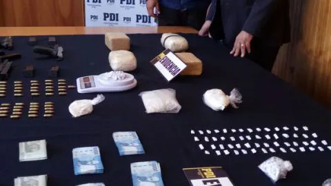 Fiscalía y PDI logran mayor decomiso de droga en la última década en Coronel