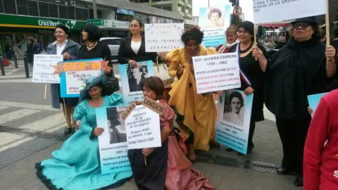 Conmemoran el legado de grandes mujeres de la historia con intervención urbana en Concepción