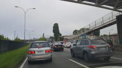 La razón del kilométrico taco que se extendió por más de seis horas en Concepción