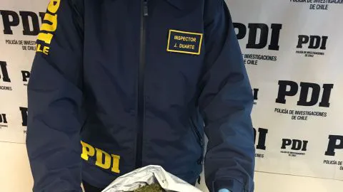 Pura marihuana: doble operativo de la PDI deja dos personas detenidas por tráfico de drogas