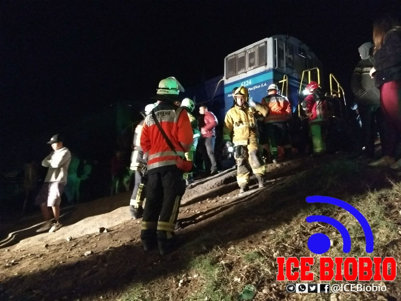Joven es impactado por tren de carga en Talcahuano: se encuentra en riesgo vital