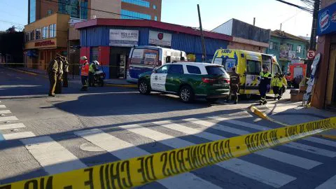 Grave accidente de tránsito de bus de locomoción colectiva de Concepción