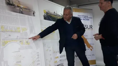Así sería Concepción a la altura de la estación del Biotrén tras soterramiento
