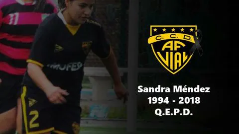 Lamentan fallecimiento de jugadora de Arturo Fernández Vial tras sufrir accidente