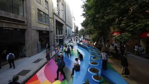 Buscan dar aspecto de conocida calle santiaguina a tramo de Janequeo en Concepción