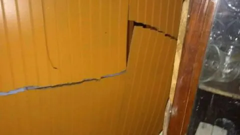 Sistema Frontal: Vivienda resulta afectada tras derrumbe en Tomé