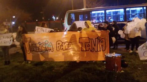 ¡Justicia para Tania! Vecinos protestan tras mortal accidente en Hualpén
