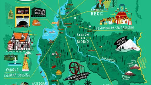 Exposición audiovisual invita a disfrutar los íconos del Biobío y el país