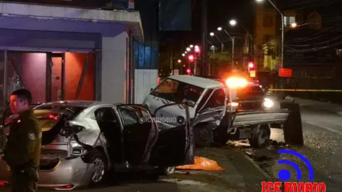 Conmoción en Concepción por fatal impacto de vehículos en calle Lincoyán