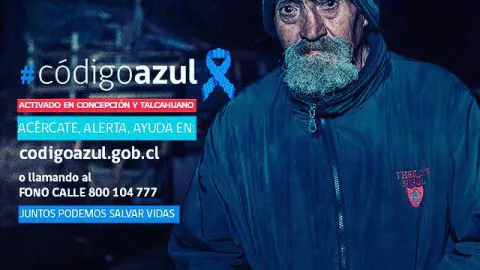 Por frío y la lluvia que se viene: Activan Código Azul en Concepción y Talcahuano