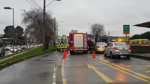 Hombre muere tras ser atropellado por bus en San Pedro de la Paz