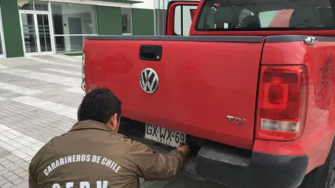 Carabineros detiene a banda que se moviliziba en camioneta robada en Chiguayante
