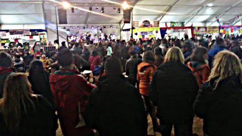 Lluvia no impide las celebraciones patrias en Chiguayante