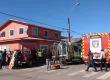 Embarazada es trasladada de urgencia tras fuerte colisión de vehículos en Lebu